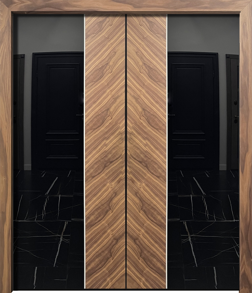 Шпон Орех тангенциальный Sky 3 ДС