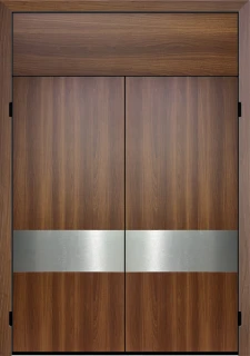 Экошпон с молдингом 11.26 орех 7801